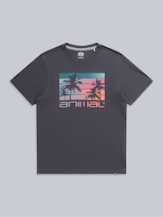 Animal Grey Mens Classico Wave T-Shirt - Image 5 of 9