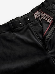 Black Velvet Tuxedo Trousers - Image 8 of 11
