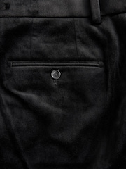 Black Velvet Tuxedo Trousers - Image 9 of 11