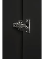 Julian Bowen Black Alba Double Wardrobe - Image 3 of 4