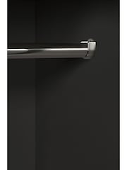 Julian Bowen Black Alba Double Wardrobe - Image 4 of 4
