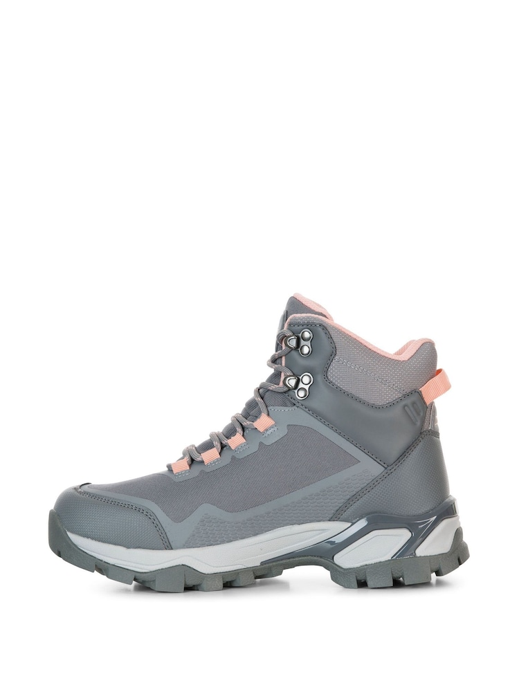 Trespass Female Grey Ailish Boots - Image 2 of 4 Trespass Female Grey Ailish Boots - Image 2 of 4