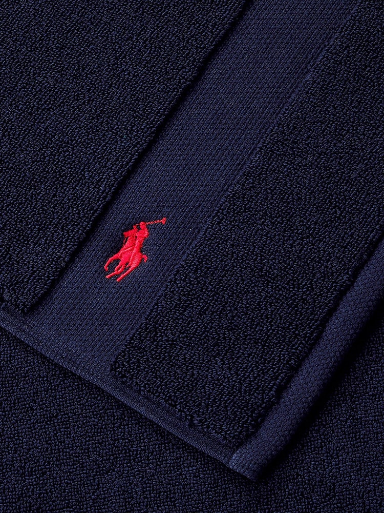 Ralph Lauren Newport Navy Polo Player Bath Mat - Image 2 of 2 Ralph Lauren Newport Navy Polo Player Bath Mat - Image 2 of 2