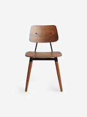 MADE.COM Set of 2 Dark Brown Airi Dining Chairs - Image 6 of 7