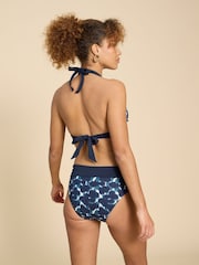 White Stuff Blue Sunshine Reversible Bikini Top - Image 3 of 7