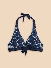 White Stuff Blue Sunshine Reversible Bikini Top - Image 6 of 7