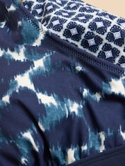 White Stuff Blue Sunshine Reversible Bikini Top - Image 7 of 7