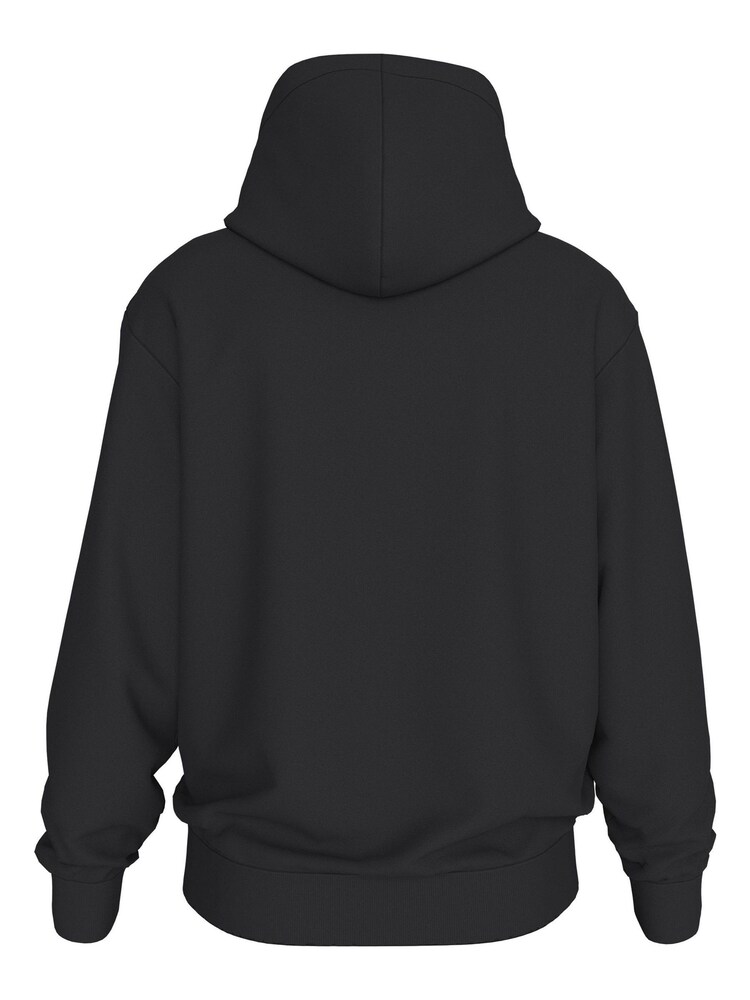 Calvin Klein Black Logo Embroidery Patch Hoodie - Image 2 of 2