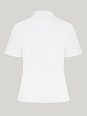 Trutex White Regular Fit Short Sleeve 2 Pack School Shirts - Image 7 of 7