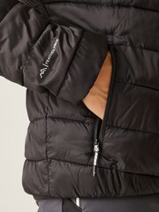 Regatta Black Hooded Hillpack II Lightweight Padded Jacket - Image 4 of 9