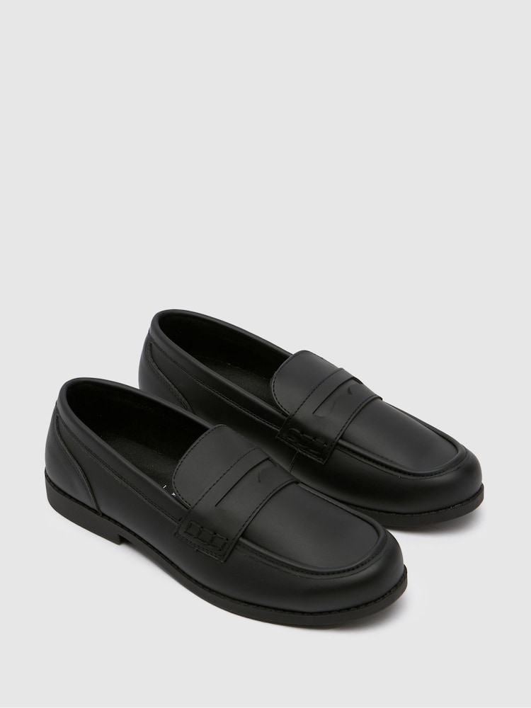 Schuh Lighting Black Loafers - Image 3 of 4