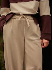 Ecru Cream Pull-On Wide Leg Cord Trousers - Image 5 of 7
