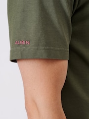 Khakigrün - Aubin Newburgh T-Shirt im Relaxed Fit - Bild 5 von 7