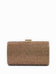Dune London Gold Bryannies Hot Fix Embellished Clutch Bag - Image 3 of 4