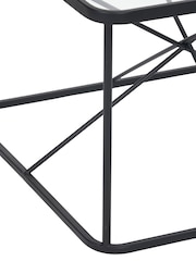 Pacific Glass and Black Roxy Metal Coffee Table - Image 6 of 6
