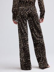 Animal Velvet Wide leg Trousers - Image 3 of 7