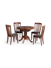 Julian Bowen Mahogany Canterbury Extending Table - Image 2 of 6