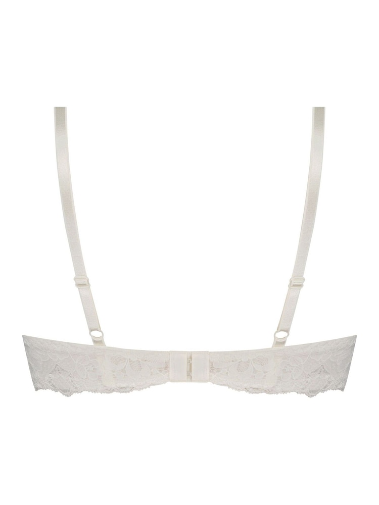 Hunkemöller Marine Padded Underwired Push-Up White Bra - Image 5 of 5