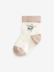 Grün/Ecru - Babysocken im 5er-Pack (0 M.–2 J.) - Bild 4 von 6