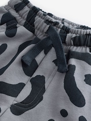 Grey Patterned Jersey 100% Cotton Joggers (3mths-7yrs) - Image 6 of 7