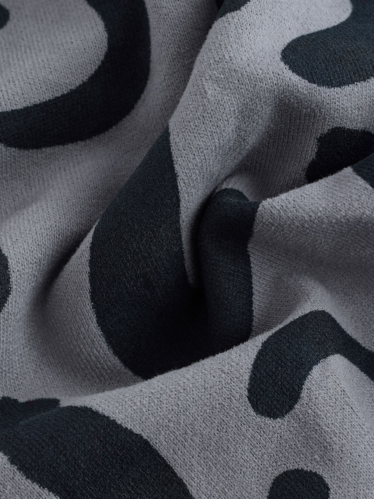 Grey Patterned Jersey 100% Cotton Joggers (3mths-7yrs) - Image 7 of 7 Grey Patterned Jersey 100% Cotton Joggers (3mths-7yrs) - Image 7 of 7
