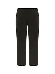 Yours Curve Black Bootcut Ponte Rib Trousers - Image 5 of 6