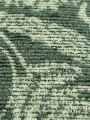 Furn Emerald Winter Woods Animal Chenille Cushion - Image 4 of 5