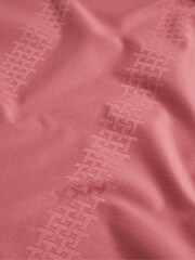 Ted Baker Pink Slim Fit Rousel Jacquard T-Shirt - Image 6 of 6