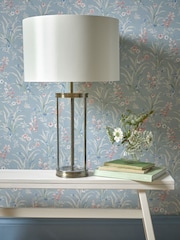 Laura Ashley Antique Brass Harrington Table Large Lamp - Image 2 of 6
