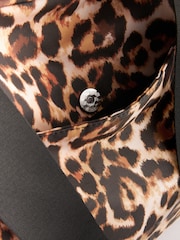 Leopard Print Open Tote Bag - Image 6 of 7