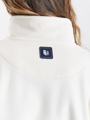 Harper & Lewis Cream April 1/4 Zip Polar Fleece - Image 5 of 9