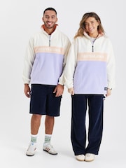 Harper & Lewis Cream April 1/4 Zip Polar Fleece - Image 8 of 9