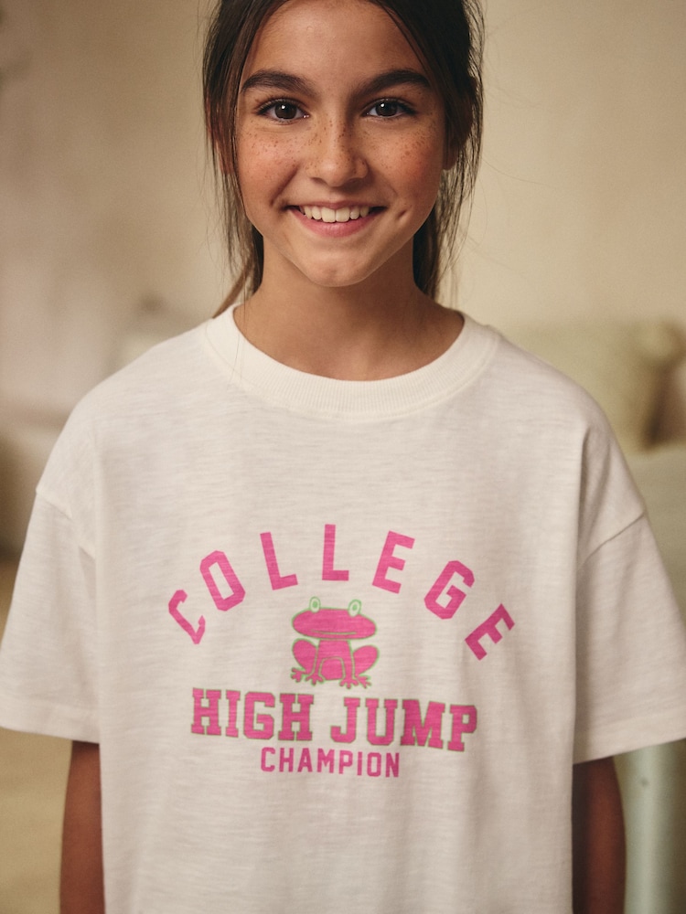 Green/Ecru White Woven Bottom Stripe Pyjamas 1 Pack (3-16yrs) - Image 5 of 9