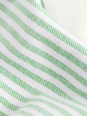 Green/Ecru White Woven Bottom Stripe Pyjamas 1 Pack (3-16yrs) - Image 9 of 9