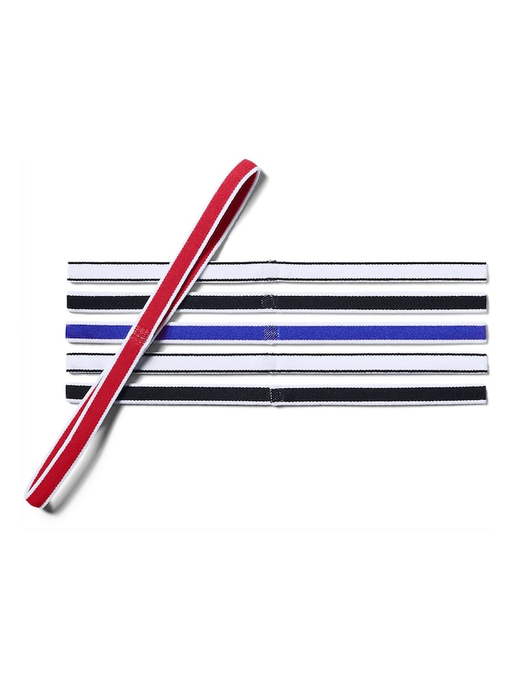 Under Armour Red Mini Headbands 6 Pack - Image 2 of 2 Under Armour Red Mini Headbands 6 Pack - Image 2 of 2