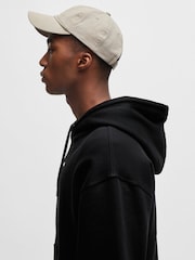 BOSS Black 100% Cotton Terry Hoodie With Contrast Logo - Image 3 of 7