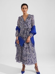 Hobbs Blue Matilda Scarf - Image 2 of 3