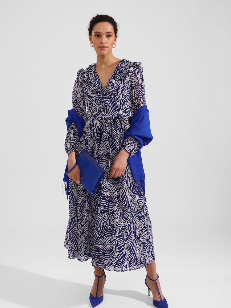 Hobbs Blue Matilda Scarf - Image 2 of 3