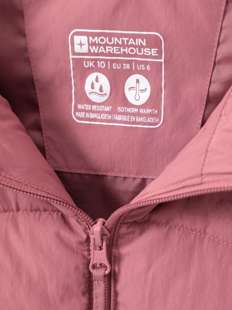 Mountain Warehouse Light Pink Opal Womens Water-Resistant Padded Jacket - Image 6 of 6