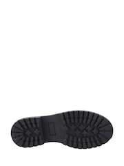 Hush Puppies Black Patent Aubrey Lace Up Senior School Shoes - Image 5 of 5