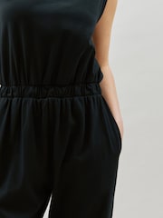 Albaray 100% Cotton Black Tank Jumpsuit - Image 3 of 5