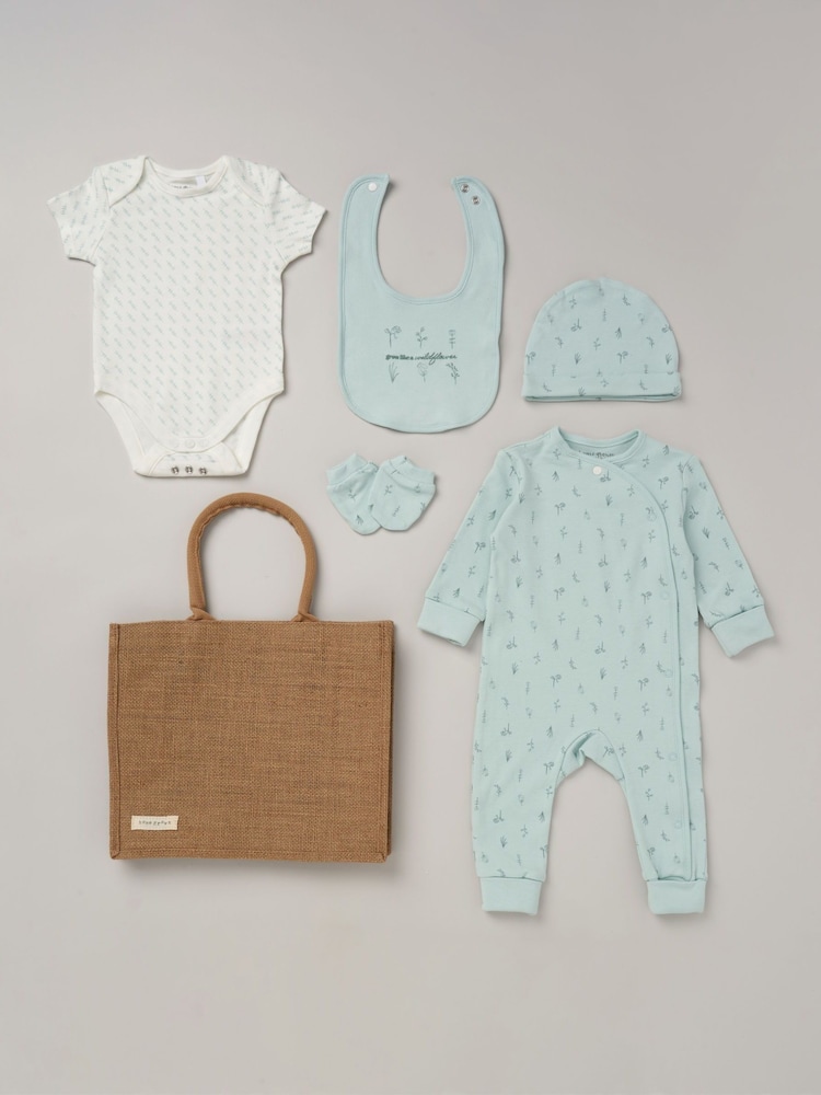 Homegrown Baby Printed Gift Set 5 Piece - Image 1 of 1