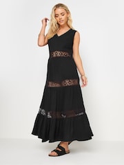 Платье макси для миниатюрных с отделкой кроше PixieGirl - Image 3 of 6
