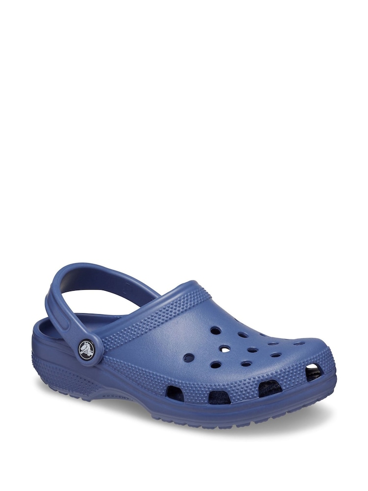 Crocs Blue Dark Adults Classic Clogs - Image 2 of 5