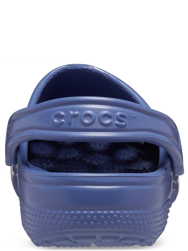 Crocs Blue Dark Adults Classic Clogs - Image 4 of 5