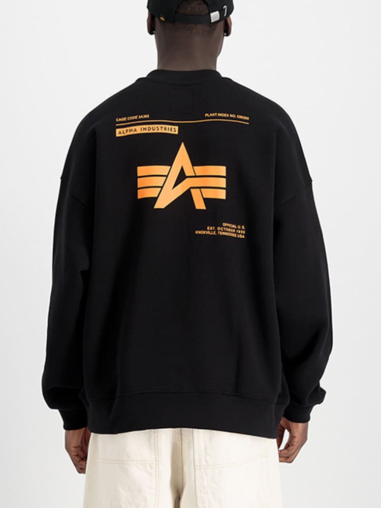 Alpha Industries 100% Cotton Logo BP Sweater - Image 2 of 5