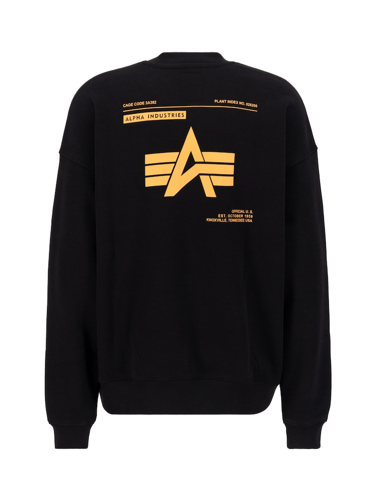 Alpha Industries 100% Cotton Logo BP Sweater - Image 5 of 5