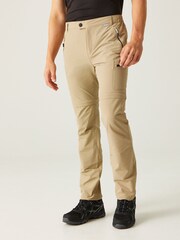 لون طبيعي - Regatta Highton Zip Off Stretch Trousers - صورة 1 من 9