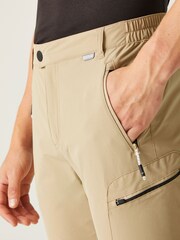 لون طبيعي - Regatta Highton Zip Off Stretch Trousers - صورة 4 من 9
