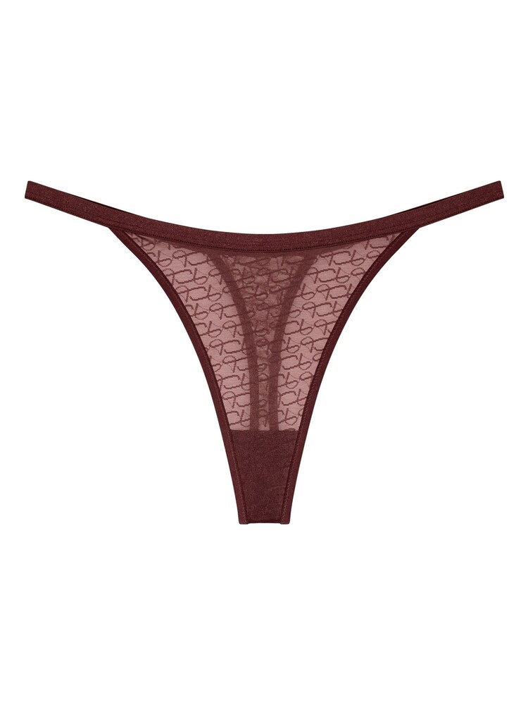 Triumph Signature Sheer String Brown Briefs - Image 5 of 5